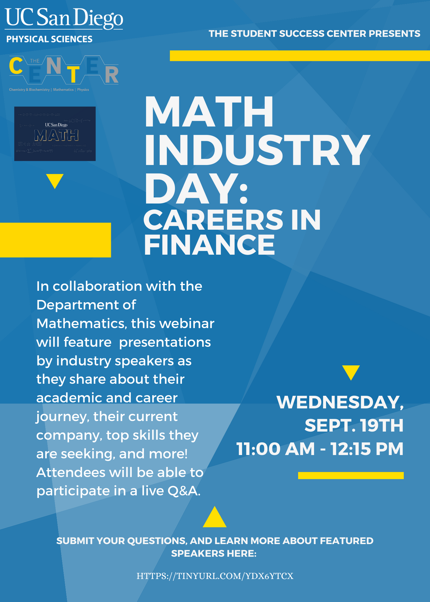 Math Industry Day Poster